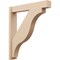 Ekena Millwork 6-in W x 34-in D x 38-in H Funston Block Rough Cedar Woodgrain TimberThane Outlooker, Primed Tan OUTUR060X34X38FST44RCPR - alternate 1